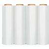 PSBM Stretch Wrap, 4 Pack, 18 Inch x 1500 Feet, 47 Gauge, Clear Plastic Cling, Cast Hand Stretch Film Rolls for Packaging Moving Packing Pallets 47 GA 36 71m ZRwTF2L