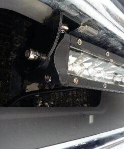 Nilight 40001S-B Bar Super Slim 2PCS 7 Inch 30W Spot Driving Fog 3600LM Single Row Off Road LED Lights for Jeep-2 Style Mounting Brackets, 2 Years Warranty White 60 71m f3ACgcL