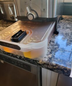 T-fal Ultimate EZ Clean Stainless Steel Deep Fryer with Basket 3.5 Liter Oil and 2.6 Pound Food Capacity 1700 Watts Oil Filtration, Temp Control, Digital Timer, Dishwasher Safe Parts Stainless Steel 67 71m0KdDnmVL