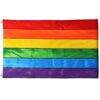 Anley EverStrong Series Rainbow Flag Gay Pride Flag 3x5 Ft Heavy Duty Nylon for LGBT Parade Month Pride Day LGBTQ Community - Sewn Stripes and 2 Rows of Lock Stitching and Brass Grommets Rainbow Premium Nylon 15 71m0NUC4nXL