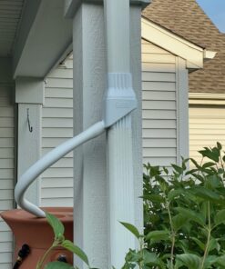 Oatey Mystic Rainwater Collection System, 2 in. x 3 in., Polyvinyl Chloride (PVC), White 37 71m0zShgyRL