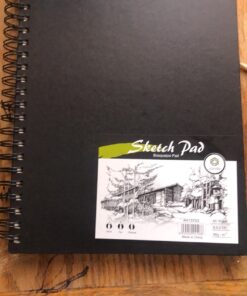 conda 8.5"x11" Hardbound Sketch Book, Double-Sided Hardcover Sketchbook, Spiral Sketch Pad, Durable Acid Free Drawing Art Paper for Kids & Adults A413723 8.5"x11" 37 71m29a LlLL