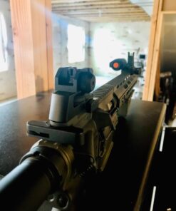 Ozark Armament A2 Rear Sight - Picatinny Iron Sights with All Metal Construction - Two Aperture Sight for Close and Precision Targets - Designed to Mount on a Picatinny Rail 48 71m2Ctha2zL