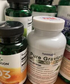 Superior Labs – Pure Natural Graviola NonGMO – 1,200mg, 120 Vegetable Caps– Natural Dietary Soursop Supplement – Healthy Skin & Helps Promotes Cell Growth – Respiratory System - Balanced Mood 29 71m2M9EFC4L 1