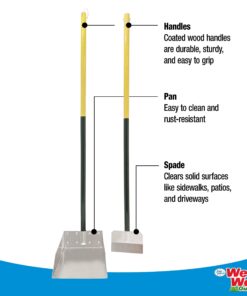 Alternative view of Four Paws Wee-Wee Pooper Scoopers for Dogs l Outdoor Rake l Spade & Pan l Pooper Scooper Set Spade & Pan Set Small, 7" x 7" x 38"