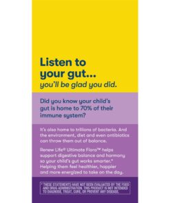 Renew Life Kids Chewable Probiotic Tablets, Daily Supplement Supports Digestive and Immune Health, Berry-licious Flavor, Dairy, Soy and gluten-free, 3 Billion CFU, 30 Count 30 Count (Pack of 1) 32 71m46dHDOiL