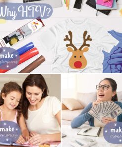 Firefly Craft Heat Transfer Vinyl Sheets - Light Green HTV - Iron On Vinyl for Cricut, HTV Vinyl Sheets, Vinyl Iron On, Easy Cut & Weed, Compatible with Cricut & Silhouette Cameo - 1 Sheet 12" x 20" 15 71m4LgGctKL