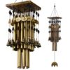 YLYYCC Wind Chimes for Outside,30"Memorial Wind Chimes with 24 Copper Tubes and 16 Copper Bell for Garden, Patio,Window Wind Chime Hanging Decoration,Bronze Memorial Sympathy Wind Chimes Gifts for Mom 24# Wind Chimes