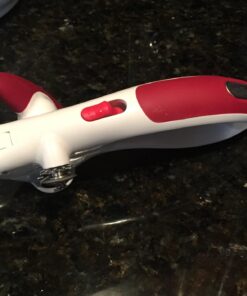 Zyliss Lock N' Lift Can Opener - Can Opener with Lid Lifter Magnet - Manual Can Opener with Locking Mechanism - Safe and Easy-to-Turn - Stainless Steel - Red Lock & Lift Red 30 71m6hyrNoZL