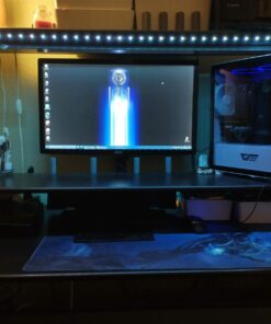 Mount-It! Single Monitor Arm Mount | Desk Stand | Heavy Duty Full Motion Height Adjustable | Fits 19 21 24 27 29 30 in VESA 75 100 Compatible Computer Screen | C-Clamp Base | Holds up to 33 Lbs 43 71m6nhyeoOL