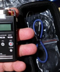 EVISTR Digital Voice Recorder 8GB L53 - 1536KPBS PCM Stereo Audio Recording Device Portable Dictaphone Microphone Gain Controllable Noise Reduction 57 71m6rB6RzJL