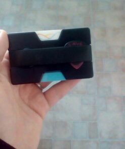 ROCO MINIMALIST Aluminum Slim Wallet RFID BLOCKING Money Clip - No.2 Black 71 71m7v3tCkoL