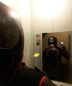 OHMOTOR Motorcycle Body Protective Jacket Armor Men, Motocross Riding Protective Gear,ATV Dirt Bike Chest Spine Protector 3X-Large-4X-Large Red 31 71m8 wyFYaL