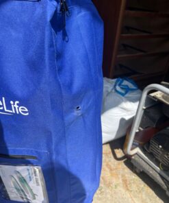 SereneLife Inflatable Stand Up Paddle Board (6 Inches Thick) with Premium SUP Accessories & Carry Bag | Wide Stance, Bottom Fin for Paddling, Surf Control, Non-Slip Deck | Youth & Adult Standing Boat Marine Blue 53 71m8Cucu3CL