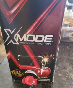 XMODE Energy Shots on Tap with Dispenser & 2 Bottles, 100 Servings - Cherry Bomb Flavor Energy Caffeine Shots - Quick Energy Boost Shots with Vitamins B6 & B12, Caffeine - Great Taste, Zero Calories 27 71m8I10dNL