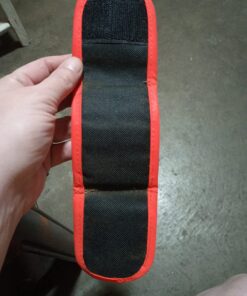 BYKES Magnetic Wristband for Holding Screws, Nuts, Nails and Bolts | Powerful Super Strong Magnetic Tool Wristband for Men and Women | Large Magnetic Wrist Tool Holder | Tool Gifts for Men | Red/Black 17 71m8VOa4P1L