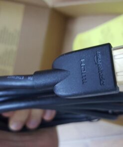 Amazon Basics 2-Pack HDMI Cable, 18Gbps High-Speed, 4K@60Hz, 2160p, Ethernet Ready, 10 Foot, Black 10 Feet 40 71m9HflGrFL