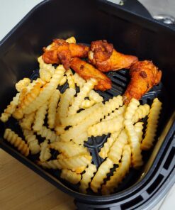 COSORI Air Fryer Pro LE 5-Qt Airfryer, Quick and Easy, UP to 450℉, Quiet, 85% Oil less, 130+ Recipes, 9 Customizable Functions, Mini Pizza Oven, Compact, Dishwasher Safe Gray 5 QT 35 71m9RDIhUXL