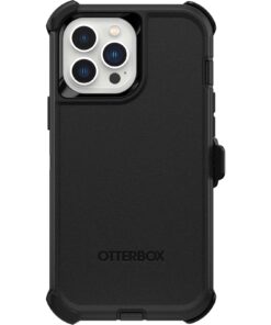 OtterBox iPhone 13 Pro Max & iPhone 12 Pro Max Defender Series Case - BLACK, Rugged & Durable, with Port Protection, Includes Holster Clip Kickstand 28 71m9ohg6ZVL