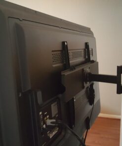 Mount-It! Full Motion TV Wall Mount with 17.3" Extending Swivel Arm | VESA Compatible 400x400 and 600x400, Fits 32 35 40 45 50 55 60 65 Inch | 110 Lbs Capacity 28 71m9vVC6gVL