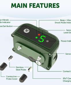 UPGRADED Q6 Rechargeable Bark Collar - Smart Barking Detection Module w/Triple Stop Anti-False Modes: Beep/Vibration/Shock for Small, Medium, Large Dogs & Breeds - IPx7 Waterproof (15-120 LBS) 29 71mABOeRYcL