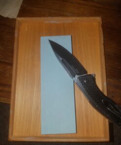 Whetstone Cutlery Sided, Gray Knife Stone-Dual 400/1000 Grit Wet Block-Sharpens and Polishes Sharp Tools and Kitchen, Hunting, and Pocket Knives by Whetstone, 1-Pack, Limestone 35 71mAD92THnL