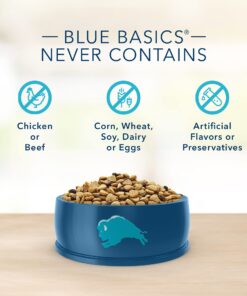 Blue Buffalo Basics Skin & Stomach Care, Natural Adult Dry Dog Food, Salmon & Potato 24-lb 24 Pound (Pack of 1) 26 71mBP1T7lCL