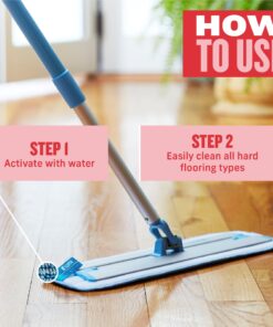 E-Cloth Deep Clean Mop, Microfiber Mop, Perfect Floor Cleaner for Hardwood, Laminate, Tile and Stone Flooring, Washable and Reusable, 100 Wash Promise Old Version 33 71mBjqa02uL