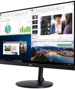 Acer CB272 bmiprx 27" Full HD (1920 x 1080) IPS Zero Frame Professional Home Office Monitor with AMD Radeon Free Sync, Height Adjustable Stand with Tilt & Pivot | Display, HDMI & VGA ports, Speakers Base 27-inch 32 71mDLzMMKFL 2