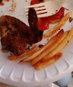 CHEFMAN Small, Compact Air Fryer Healthy Cooking, 2 Qt, Nonstick, User Friendly and Adjustable Temperature Control w/ 60 Minute Timer & Auto Shutoff, Dishwasher Safe Basket, BPA - Free, Black 2 Quart 40 71mE6QVvGSL 1