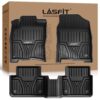 LASFIT Floor Mats Fit for Honda Civic 2016-2021 1st & 2nd Row Set, All Weather TPE Car Liners Black 16 71mFPtxzLcL