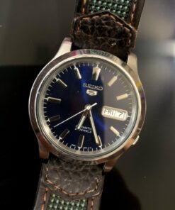 SEIKO 5 Men's SNK793 Automatic Stainless Steel Watch with Blue Dial 51 71mFTgWKvZL