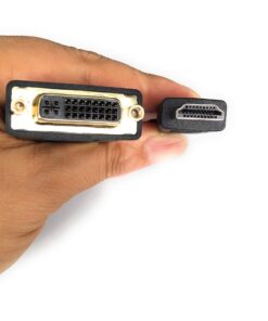 Anbear HDMI to DVI Cable, Bi-Directional HDMI Male to DVI-D(24+1) Female Adapter, 4k DVI to HDMI Conveter (1 Pack, DVI-D) 1 Pack 10 71mFZhHGiCL