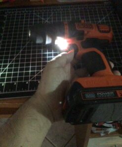 BLACK+DECKER 20V MAX Cordless Drill and Driver, 3/8 Inch, With LED Work Light, Battery and Charger Included (LDX120C) Drill/Driver Only 55 71mGFFRIrJL