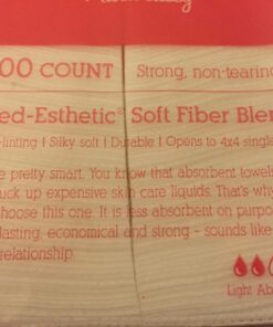 Intrinsics 407300 Petite Silken Wipes - 2"x2", 4-ply Blend of Soft Fibers, 200 Count 45 71mGkinL2AL