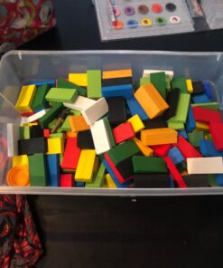 Click N' Play 300-Piece Wooden Dominoes Set for Adults&Kids | Bulk Dominos Set, Toy Train Domino, Tile&Board Games, Domino Set Game | Domino Racks, Sets, Building, Rally | Family Game, Party Favor Box 33 71mI7iVlx3L