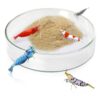 SunGrow Tough Borosilicate Glass Shrimp & Gecko Feed Dish, Wide and Deep, Transparent Basin for Shrimp Food, Dog & Cat Medicine Holder 32 71mIAzmiJHL