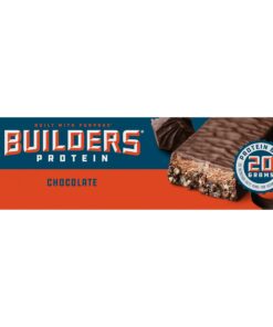 CLIF Builders - Chocolate Flavor - Protein Bars - Gluten-Free - Non-GMO - Low Glycemic - 20g Protein - 2.4 oz. (12 Count) 38 71mICZEFdrL