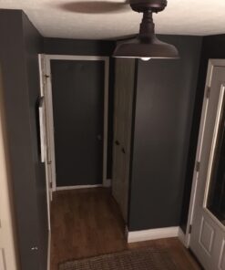 Design House 519884 Kimball 1 Light Semi Flush Mount Ceiling Light, Bronze Coffee Bronze 1 Count (Pack of 1) 43 71mIOQVzv6L