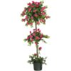 Nearly Natural 5228 Mini Bougainvillea Topiary Beauty, 5-Feet,9" x 9" x 62.5" , Green Plant