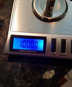 AMERICAN WEIGH SCALES Gemini 20 - Portable Precision Digital Milligram Scale 20g x 0.001g (Silver) AWS Series 100G Silver 35 71mJ2TLVBML