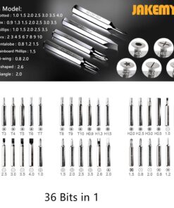 Alternative view of Screwdriver Set By JAKEMY, 43 in 1 Precision Screwdriver Kit Magnetic Replaceable Bits Repair Tool Kit Opening Tool and Tweezer for phone Cellphone PC Electronics Jm-8153+ 43 in 1