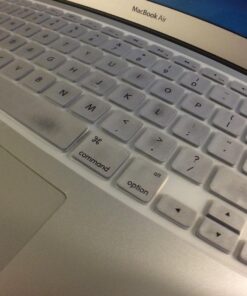 iBenzer Basic Soft-Touch Series Plastic Hard Case, Keyboard Cover, Screen Protector for Apple Macbook Air 13-inch 13" A1369/1466, Gray 17 71mK8tOd8wL