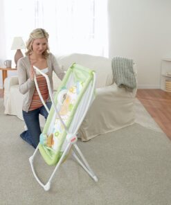 Fisher-Price Rock with Me Bassinet Green 31 71mKI9edHoL