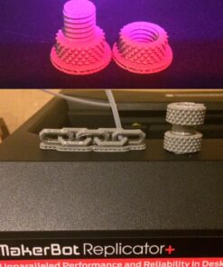 MakerBot Replicator+ Desktop 3D Printer Kit with Swappable Smart Extruder+ for Fast PLA Material Printing at Home or School, Factory-Leveled Flex Build Plate, 11.6x7.6x6.5in Print Size (MP07825EU) MakerBot Replicator+ 16 71mKen6VSbL 1