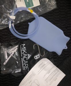 Mikacare Enema Bag Kit Clear Non-Toxic Silicone. for Coffee and Enema Kit for Colon Cleansing - Enema Detox - 2 Quart - Home Colonic Kit - Enema Coffee not Included 35 71mLwsaBmyL