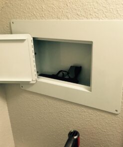 HMC Holdings LLC - First Watch First Watch-Homak Between the Studs High Security Steel Wall Safe, White, WS00017001, 11-3/4-Inch Overall Exterior Height 35 71mN9M9sCML