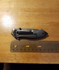 TF-846-MC Tac Force TF-846 Spring Assist Folding Knife, Grey Straight Edge Blade, Grey Handle, 3.5" Closed , Black 23 71mNhvBHFfL