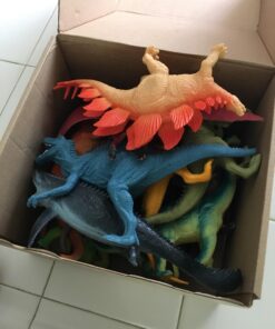 Boley 14 Pk Dinosaur Toys for Kids with Educational Pamphlet - 9" Long Dinosaur Toy Figures for Boys & Girls Ages 3+ 14 Pack + Dino Pamphlet 96 71mOhIi8w0L 1