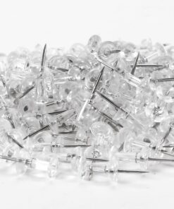 Yalis Push Pins 600 Count, Standard Clear Thumb Tacks Steel Point and Clear Plastic Head 26 71mP8foW7yL